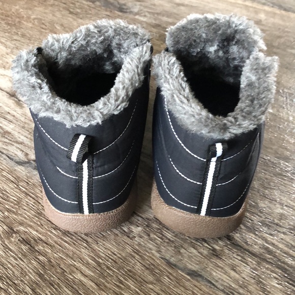 Womens Snow Boots Slip-On Waterproof Cold Weather Ankle Boots Size 11 - Picture 4 of 11